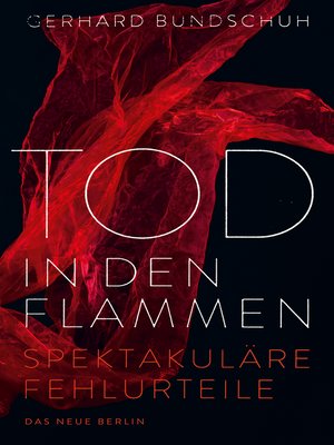 cover image of Tod in den Flammen